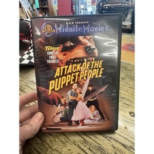 Attack Of The Puppet People VHS MGM Midnite Movies Atomic Age Sci-fi Horror